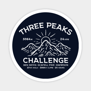 Three Peaks Challenge Magnet